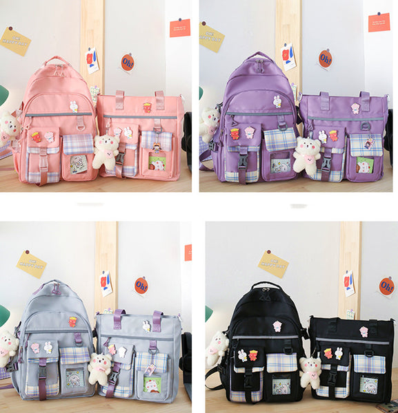 Fashion Cartoon Backpack Set JK3261