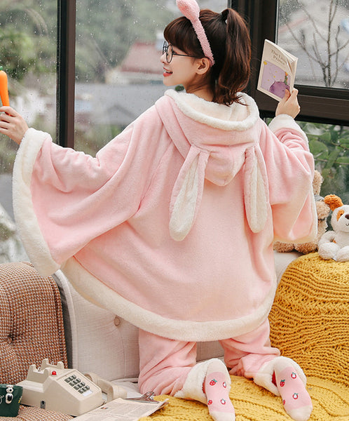 Lovely Rabbit Winter Pajamas Suits JK2548