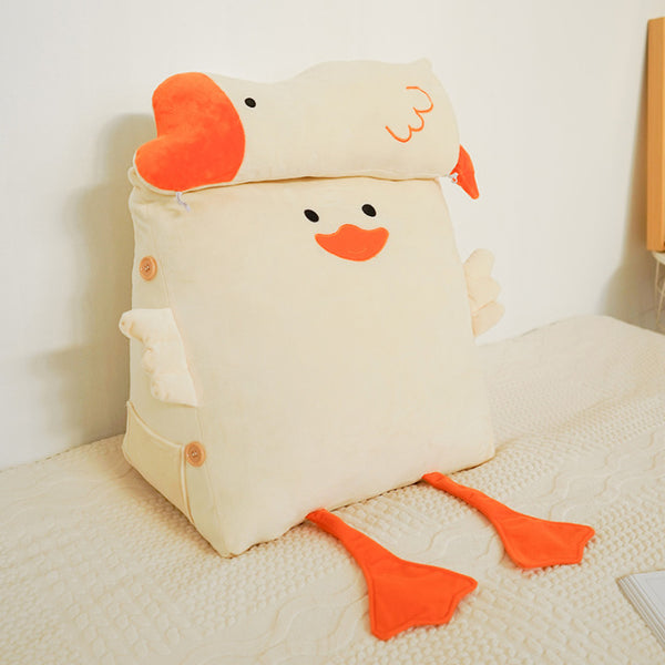 Cartoon Goose Plush Hold Pillow JK3232