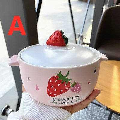 Sweet Strawberry Printed Bowl JK2428
