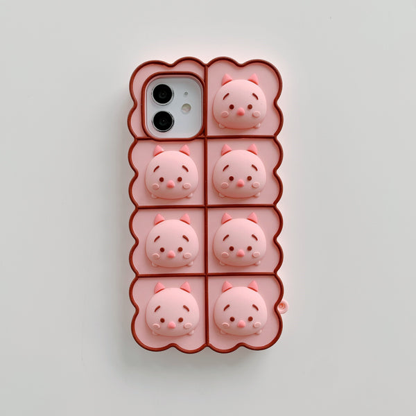 Lovely Bear Phone Case for iphone7/7plus/8/8P/X/XS/XR/XS Max/11/11 pro/11 pro max/12/12pro/12mini/12pro max JK2822