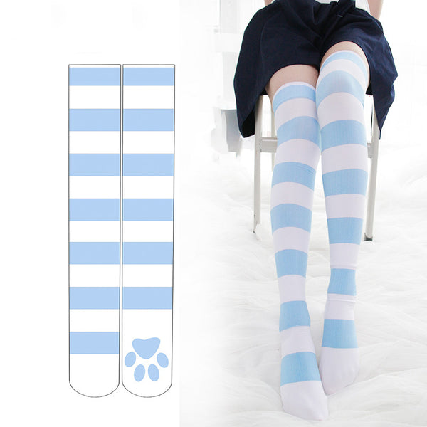 Cute Paw Long Socks JK3159
