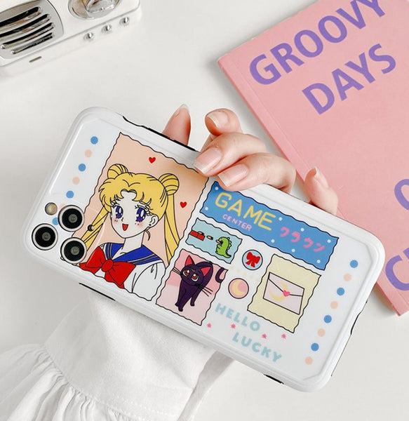 Cute Usagi Girl Phone Case for iphone7/7plus/8/8P/X/XS/XR/XS Max/11/11 pro/11 pro max JK2227