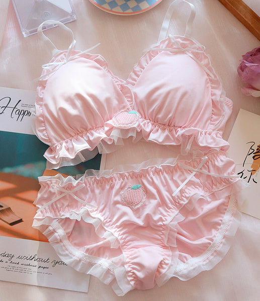 Pretty Strawberry Underwear Suits JK3223