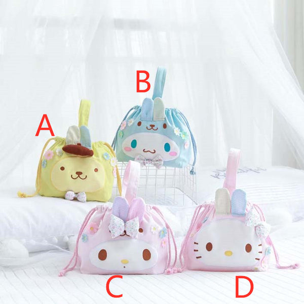 Lovely Cinnamoroll and Melody Makeup Bag JK1293