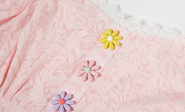 Pretty Flowers One-piece Dress JK2378