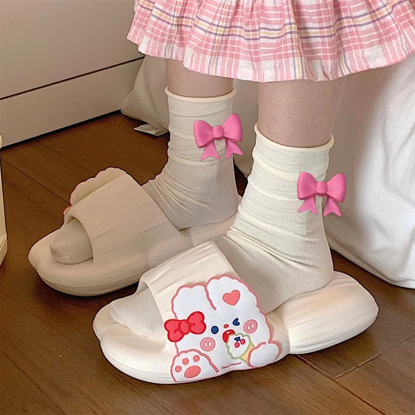 Rabbit And Bear Slippers JK3204
