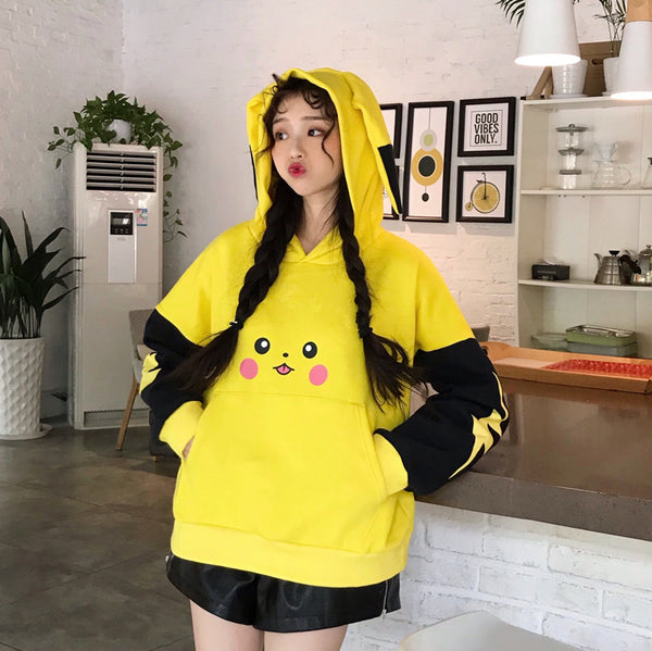 Cute Piakchu Hoodie JK2545