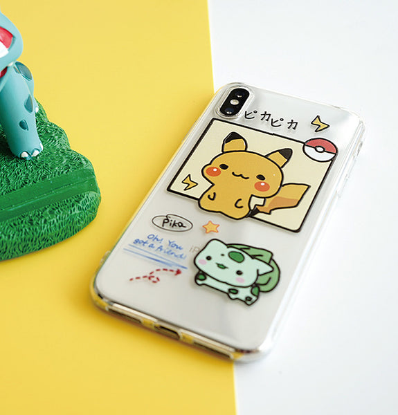 Lovely Pikachu Phone Case for iphone 6/6s/6plus/7/7plus/8/8P/X/XS/XR/XS Max/11/11 pro/11 pro max JK2059