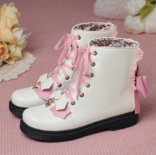 Fashion Bowtie Martin Boots JK2899