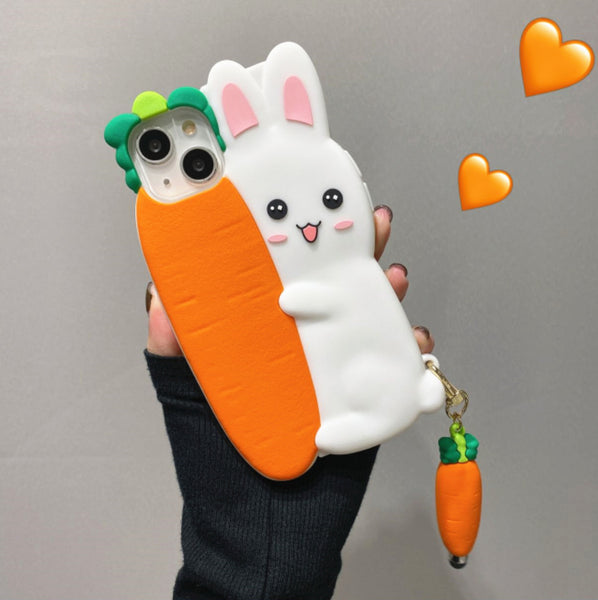 Lovely Rabbit Phone Case for iphone 11/11pro/11pro max/12/12pro/12pro max/12mini/13/13pro/13pro max/14/14pro/14plus/14pro max JK3415