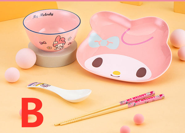 Kawaii Anime Bowl and Dish Set JK3200