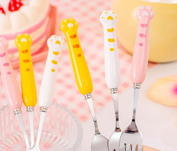 Lovely Paws Spoon and Fork JK3340