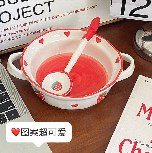 Sweet Fruits Printed Bowl JK3408