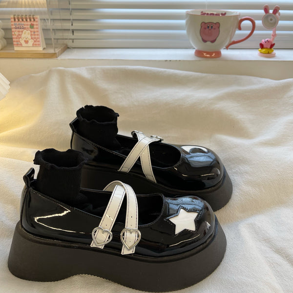 Cute Moon and Star Lolita Shoes JK3076