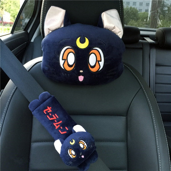 Sailormoon Luna Car Pillow and Shoulder Pad JK1098