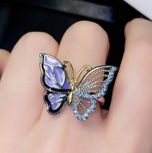 Fashion Butterfly Ring JK3218