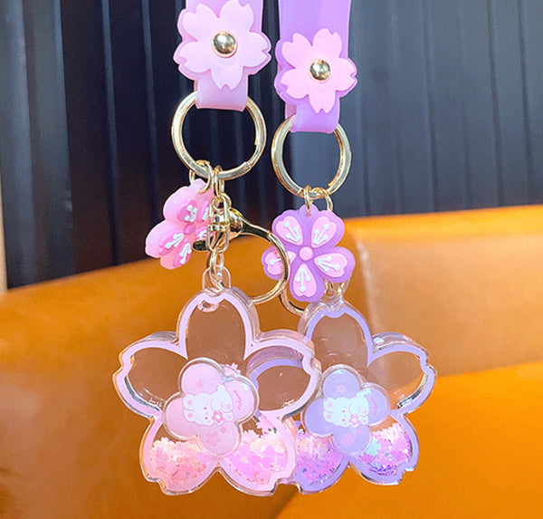 Cute Sakura Rabbit Keychain JK3330