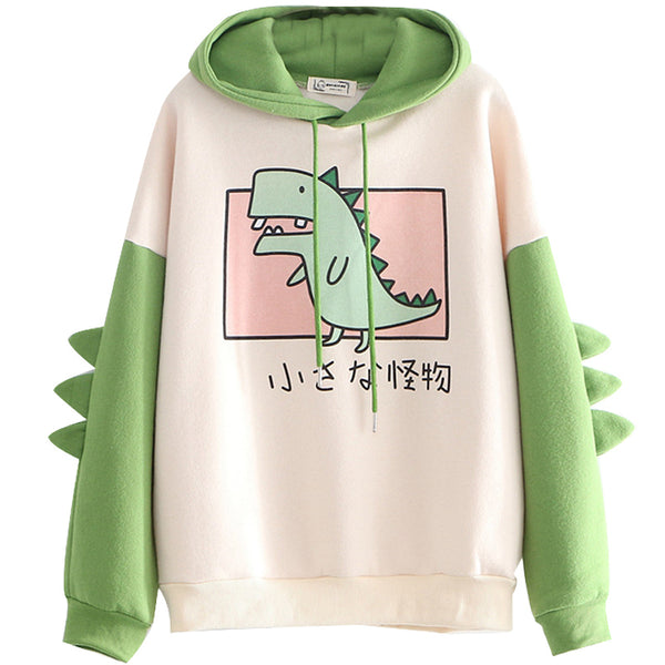 Cute Green Monster Hoodie JK1781