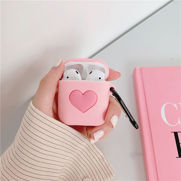 Lovely Heart Airpods Protector JK1598
