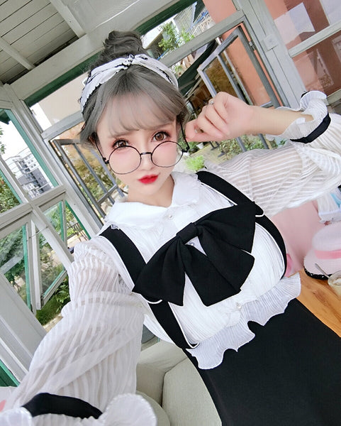 Fashion Bow-knot One-piece Dress JK1924