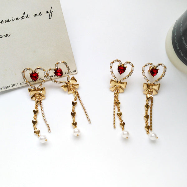 Sweet Heart Earrings/Clips JK1358