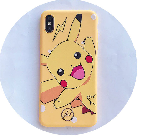 Lovely Pikachu Phone Case for iphone 6/6s/6plus/7/7plus/8/8P/X/XS/XR/XS Max JK1424