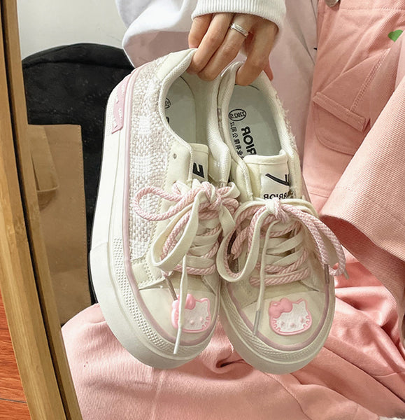 Lovely Kitty Canvas Shoes JK3460