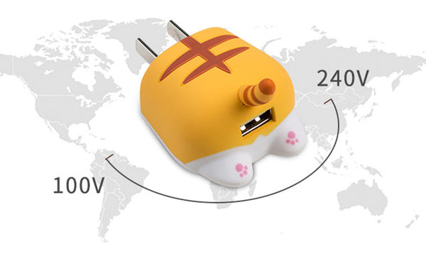 Lovely Corgi Mobile Phone USB Charger JK1982
