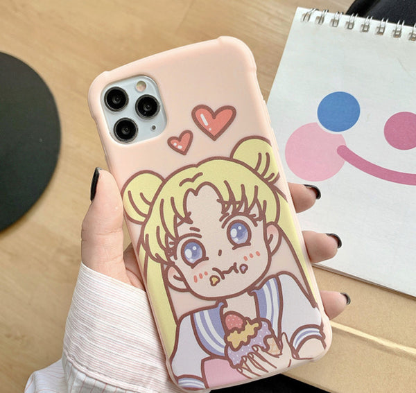 Cute Usagi Phone Case for iphone7/7plus/8/8P/X/XS/XR/XS Max/11/11 pro/11 pro max JK2175