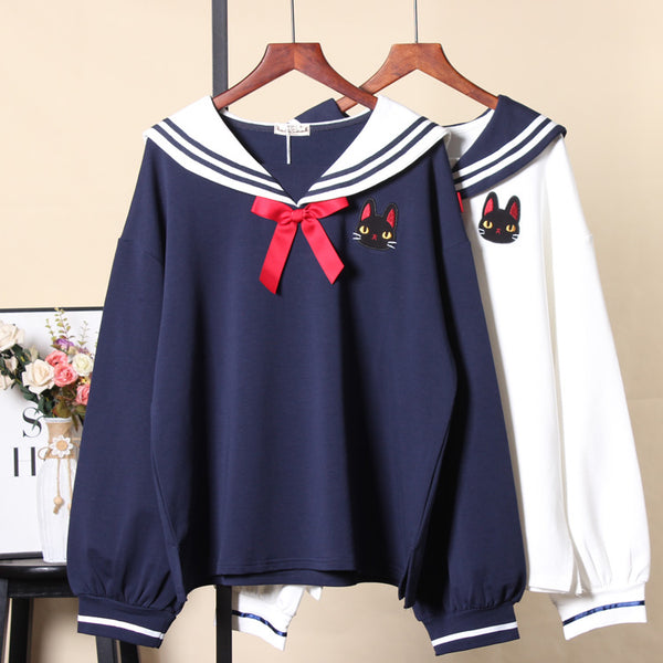 Lovely Cats Navy Hoodie JK2117
