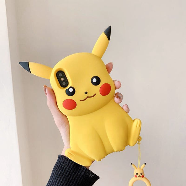 Lovely Pikachu Phone Case for iphone 6/6s/6plus/7/7plus/8/8P/X/XS/XR/XS Max JK1699