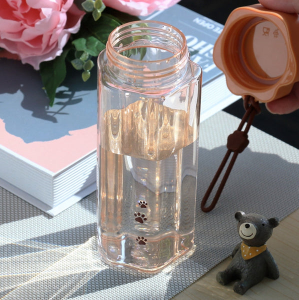 Lovely Cat Paw Water Bottle JK2209