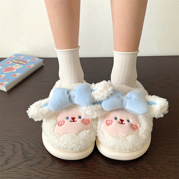 Lovely Sheep Ears Slippers JK3312