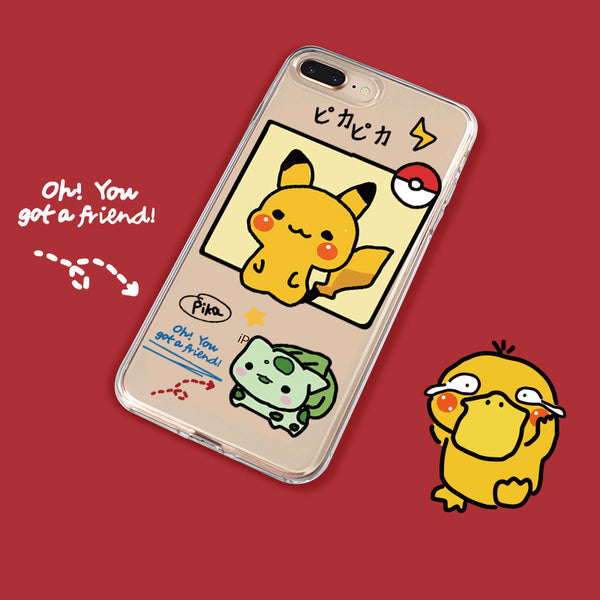 Lovely Pikachu Phone Case for iphone 6/6s/6plus/7/7plus/8/8P/X/XS/XR/XS Max/11/11 pro/11 pro max JK2059