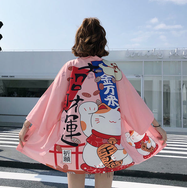 Lucky Cats Summer Coat JK2168