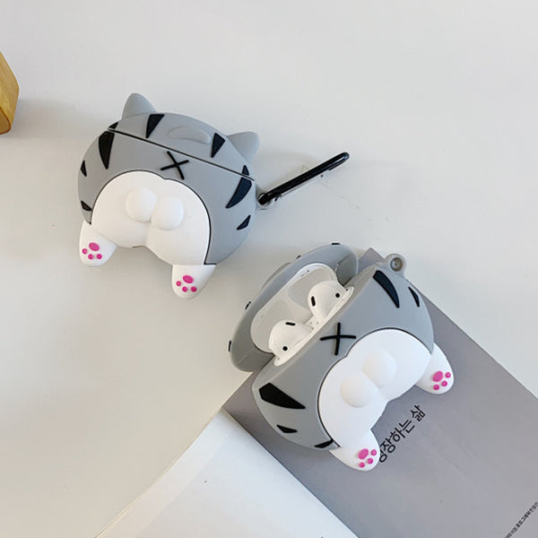 Cute Cats Ass Airpods Protector Case  JK1833