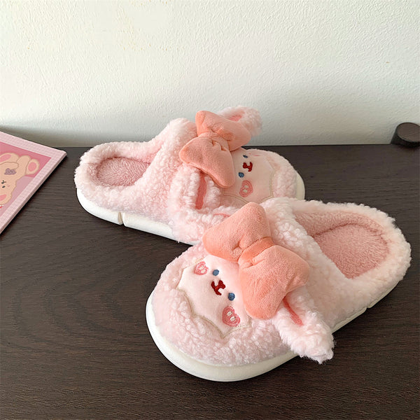 Lovely Sheep Ears Slippers JK3312
