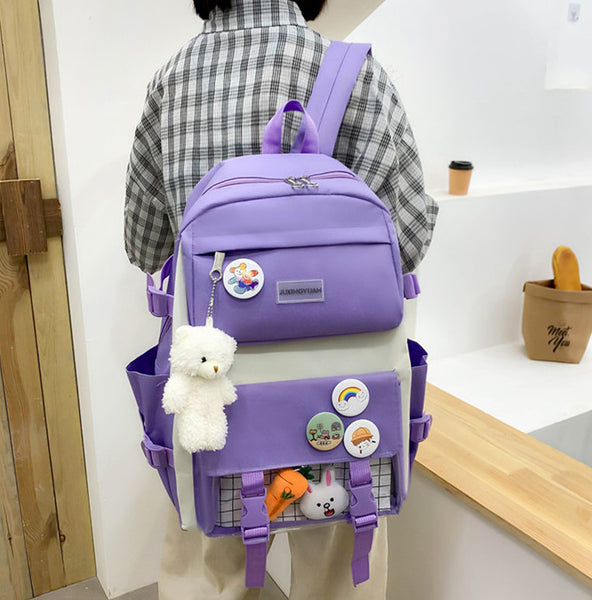 Fashion Cartoon Backpack Set JK2982