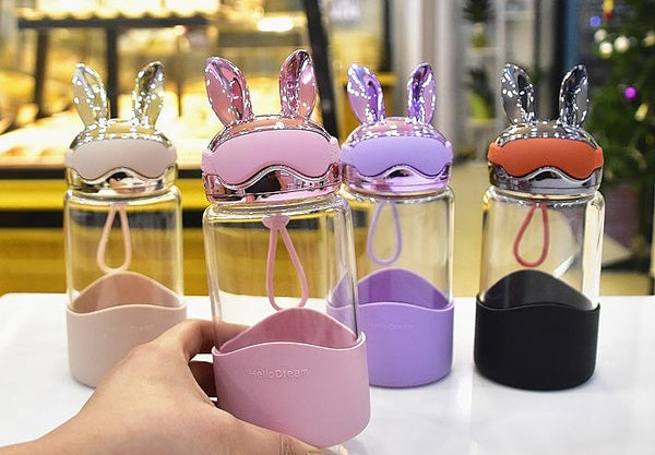 Cute Rabbit Ear Water Bottle JK1812