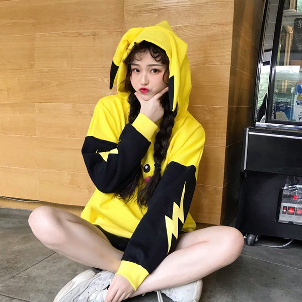 Cute Piakchu Hoodie JK2545