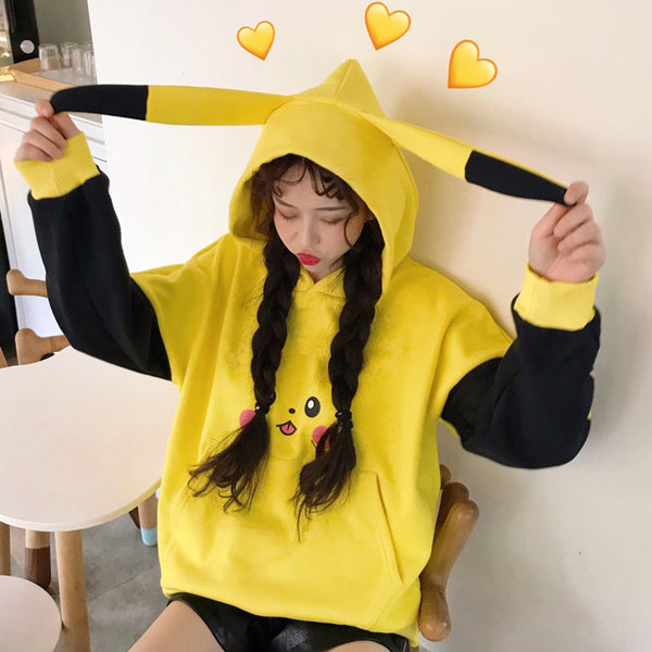 Cute Piakchu Hoodie JK2545