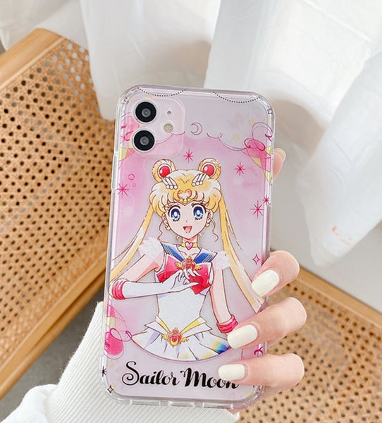 Cute Sailormoon Phone Case for iphone7/7plus/8/8P/X/XS/XR/XS Max/11/11 pro/11 pro max/12/12pro/12mini/12pro max JK2585