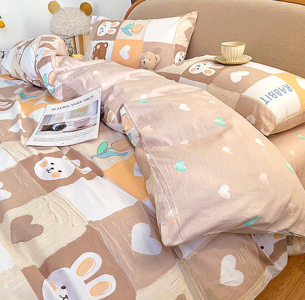 Rabbit and Bear Bedding Set JK3198