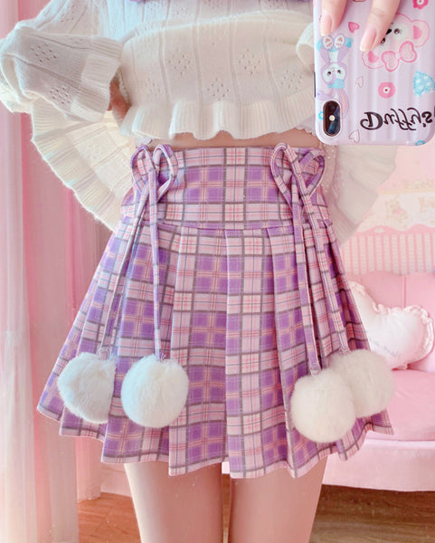 Fashion Girl Plaid Skirt JK2967