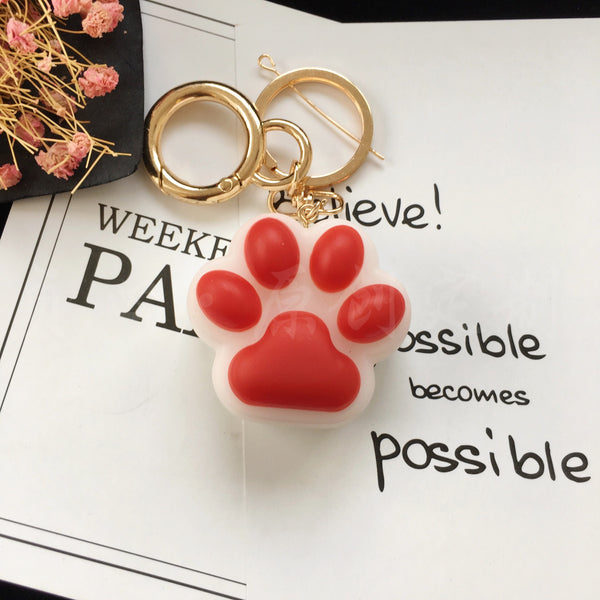 Lovely Cat Paw Keychain JK2588
