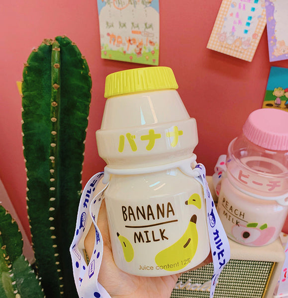 Cute Fruits Milk Water Bottle  JK2027