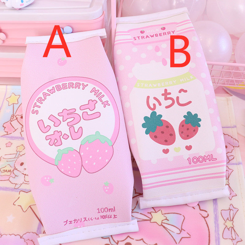 Strawberry Milk Trifold (Stationery)