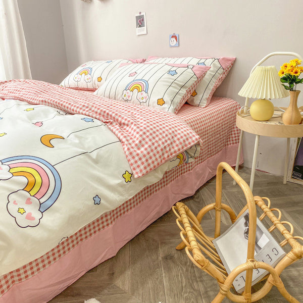 Cute Rainbow Bedding Set JK2304