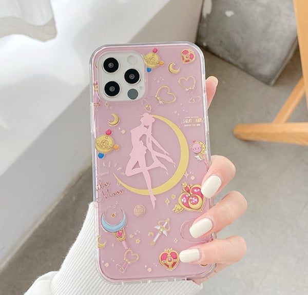 Cute Sailormoon Phone Case for iphone7/7plus/8/8P/X/XS/XR/XS Max/11/11 pro/11 pro max/12/12pro/12mini/12pro max JK2585